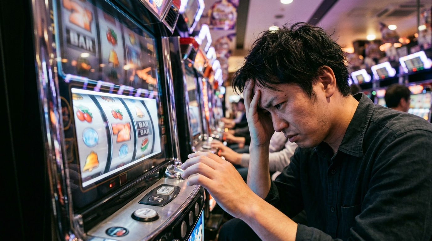 スロットで目押しできない原因のイメージ画像