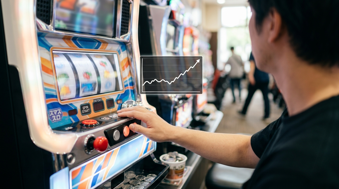 スロットのミミズを見分けるポイントのイメージ